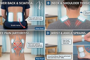 TENS machine Electrode placement